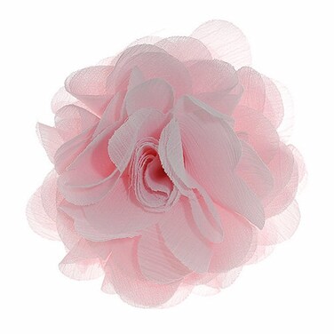 Lady Peony Silk Party Wedding Brooch Corsage Hair Clip Headdress for Women, Pink Floral
