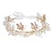 Didder Flower Tiaras for Girls, Flower Girl Headband Headpiece Tiaras for Women Flower Crown Tiaras and Crowns for Women Crystal Pearl Flower Tiara Hair Vine Wedding Hair Accessories for Bride