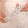 Jumwrit Rhinestone Tiara Headband Pearl Wedding Crown Crystal Leaf Headband Bridal Headpiece Handmade Wedding Hair Accessories for Women Brides (Silver)
