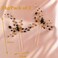 Xerling 2Pcs Gold Crystal Hair Pins Wedding Bridal Black Rhinestones Hair Accessories for Brides Boho Hair Pieces for Women and Girls (Black)