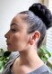 Folklorico Dance Base Braid Bun Headpiece, Tocado, Trenza, Folklorico Bun (Black)