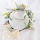 Vivivalue Wedding Flower Crown Women Flower Headband Hair Wreath Floral Headpiece Halo Party Prom Photos