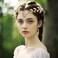 Vivivalue Golden Fairy Crown Flower Headband Elf Floral Headpiece Hair Wreath Woodland Forest Even Circlet for Women Girls Halloween Renaissance Wedding Bridal Cosplay Prom Photo