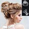 60 PCS Gems Rhinestone Twister Hair Studs Set Diamond Spiral Pearl Flower Jewels Hair Pins Sticks for Wedding, Bridal, Prom, Party and Special Occasion(Classic Diamonds)