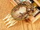 ALILANG Gold Tone Topaz Rhinestones Victorian Lady Cameo Maiden Prom Hair Comb