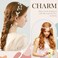 inSowni 3pcs Flower Girl Headbands Pearl Rhinestone Leaf Flower Wedding Bridal Crowns Tiaras Wreaths with Ribbon Vines Headpieces Hair Vine Accessories for Women Girls Teens Kids