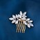 Foyte Wedding Hair Comb Crystal Bridal Headpieces Rhinestone Hair Pieces Bridesmaid Side Combs Hair Accessories for Women and Girls (gold)