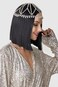 BABEYOND 1920s Crystal Cap Headpiece Rhinestone Head Chain Roaring 20s Great Gatsby Hair Accessories for Art Deco Party