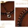 Tgirls Crystal Head Chain Black Rhinestone Layered Headpiece Vintage Head Chain Jewelry for Women