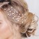 Earent Rhinestone Bride Wedding Hair Pins Silver Pearl Hair Piece Crystal Bridal Hair Accessories for Women (Pack of 3) (A-Silver)