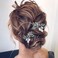 Earent Rhinestone Bride Wedding Hair Pins Turquoise Leaf Hair Piece Teal Crystal bridal Hair Accessories for Women (Pack of 2)