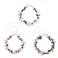 Vividsun Wedding Hair Wreath Floral Garland Crown Headpiece Adjustable Rose Flower Crown (3 pcs)