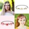 Cinaci 14 Pack Handmade Hawaiian Beach Bohemian Boho Adjustable Sunflower Flower Crowns Headbands Wreath Tiara Garland Wedding Party Headpieces for Women Girls Brides Bridesmaids Teens