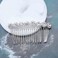 Crystal Bridal Hair Comb Silver Rhinestone Hair Piece Wedding Headpieces Bride Side Comb Wedding Hair Accessories for Bride and and Bridesmaids (Silver)
