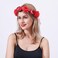 Rose Floral Crown, Hair Wreath Leave Flower Headband with Adjustable Ribbon, Rose Flower Headwear Fairy Crown, Flower Crown Rose Headpiece Wedding Bridal Flower Girl Halo Maternity Photo Props