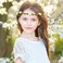 8 Pieces Party Festival Vacation Wedding Bridal Boho Flower Girl Crowns Tiaras Headbands with Leaf Ribbon Floral Hair Wreaths Garlands Headpieces for Women Girls Teens Kids