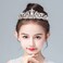 Chanaco Silver Tiara for Women Princess, Girls Bridal Headband for Wedding, Crystal Queen Crown for Birthday Prom Halloween