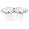Bella Swan Bridal Rhinestone Silver Tone Vampire Wedding Hair Comb