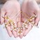 Evild Bridal Hair Pins Flower Bride Headpieces Pearls Hair Clips Crystal Wedding Hair Accessories for Brides and Bridesmaids(Pack of 3) (Gold)