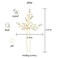 Evild Bridal Hair Pins Flower Bride Headpieces Pearls Hair Clips Crystal Wedding Hair Accessories for Brides and Bridesmaids(Pack of 3) (Gold)