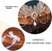 Yean Butterfly Fairy Headband Purple Crystal Elf Enchanted Tiara Pearl Bridal Costume Party Hairband for Women and Girls