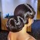 TRiXY Wedding Bridal Crystal Long Hair Vines Head Piece,Wedding Piece Accessories Headband Jewelry ,Beaded Bohemian Headpiece (Short Silver-50cm / 19.68 Inches) (HP394)