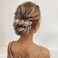 5 Pieces Bride Hair Pins Rhinestones Hair Accessories for Women Crystal Wedding Hair Piece for Bride Women Girls Bridesmaids (Gold)