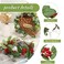 Yilloog 2 Pieces Christmas Flower Laurel Crown Hawaiian Headpiece for Women Berry Leaf Crown Boho Bridal Green Crown Artificial Leaf Headband Beach Hair Wreath for Wedding Festival, 2 Styles