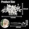 Wedding Hair Accessories, 1 Pcs Crystal Pearl Comb with 2 Pcs Rhinestone Hair Pins, Pearl Flower Silver, for Bride Bridesmaids Flower Girls