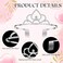 Lyrow 30 Pcs Silver Crystal Tiara for Women Bulk Rhinestone Queen Tiara Comb Princess Tiaras Crown Headband Galentines Day Party Favors Hair Accessories for Birthday Bridal Wedding Prom Christmas
