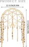 Yean Adults Gold Head Chain Sequins Headband Bohemian Hair Jewelry Tassel Festival Costume Headpiece for Women and Girls