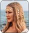 Yean Adults Gold Head Chain Sequins Headband Bohemian Hair Jewelry Tassel Festival Costume Headpiece for Women and Girls