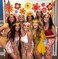 WOVOWOVO 2 Packs Sunflower Crown Headbands For Women Girls, Floral Daisy Hippie Hair Accessories Fall Flower Crown Adjustable Handmade Headpiece Photo Props Party Vacation (Yellow)