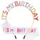 Birthday Crown for Women IT'S MY BIRTHDAY Headband Metal Adjustable Party Headband, Ideal Gift for Birthday, Princess Themed Party Decorations, Women, Girls, Ladies, Sisters, Female Friends