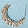 Lurrose Bridal Leaf Headband Alloy Roman Goddess Crown Leaf Tiara Boho Leaves Wedding Hairband Bridesmaid Prom Festival Hair Accessories for Women Girls (Golden) 18.5x13cm