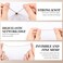 Teenitor Hair Bun Maker Kit - 4pcs Medium Donut Shapers, 10pcs Invisible Nets, 10pcs Bobby Pins, Crown Shaper Set