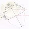 Halo Crown Star Headband Silver Crystal Headpiece Goddess Tiaras Pearl Rhinestone Headdress Bridal Wedding Hair Accessories Party Prom Halloween Hair Decorations for Women and Girls