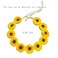 zYoung Sunflower Crown Hippies Daisy Hair Wreath Bridal Headpiece Photo Props (yellow)