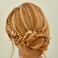 Yean Gold Star Wedding Hair Vine Rhinestone Headpiece Crystal Bridal Hair Accessories for Women and Girls
