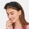 Large Bow Headband for Women Girls Wide Headbands Non Slip Hair Bands for Women's Hair Black and Red Head Band Hair Accessories for Women