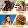 28 Pcs Hair Bands, Gold Braid Beads Accessories, Hair Accessories In Various Styles, Metal Braid Headband Clips For Women, Pirate Hair Accessories Cosplay, And Daily Hair Accessories(Golden)