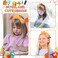 Back to School Headband Yellow Pencil Hair Accessories for Women Girls Stripe Pen Big Bowknot Hair Decoration Students Teachers Outfits Non Slip Hair Band First Day of School Supplies 1 Pcs