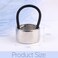 Framendino, Silver Ponytail Hair Cuff Holder Metal Circle Elastic Ties Band for Women