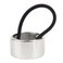 Framendino, Silver Ponytail Hair Cuff Holder Metal Circle Elastic Ties Band for Women