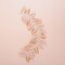 Jumwrit Wedding Headband for Bride Handmade Rhinestone Headpiece Silver Beaded Headband Wedding Hair Accessories for Women and Girls