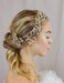 Jumwrit Wedding Headband for Bride Handmade Rhinestone Headpiece Silver Beaded Headband Wedding Hair Accessories for Women and Girls