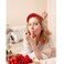 Summer Fruit Headbands for Women Tropical Strawberry Pineapple Banana Cherry Headbands Jeweled Rhinestone Knotted Headbands Summer Beach Hair Accessories Outfits Vacation Gifts (Fruit F-Red)
