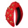 Summer Fruit Headbands for Women Tropical Strawberry Pineapple Banana Cherry Headbands Jeweled Rhinestone Knotted Headbands Summer Beach Hair Accessories Outfits Vacation Gifts (Fruit F-Red)