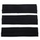 MapofBeauty 3 Pack Yoga Headbands Stretchy Cotton Head Band Hairwarp Sports Running Exercise Gym (Black)