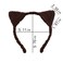 Cute Fluffy Cat Ear Headband for Women Girls Fuzzy Cat Makeup Face Mask Wash Headband Hairband Head Band Non Slip Christmas Halloween Costumes Accessories Cat Themed Cosplay Party Hair Accessories